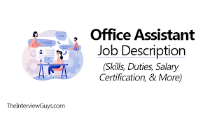 Office Assistant Jobs